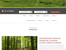Tablet Screenshot of hotelruralsuquin.es